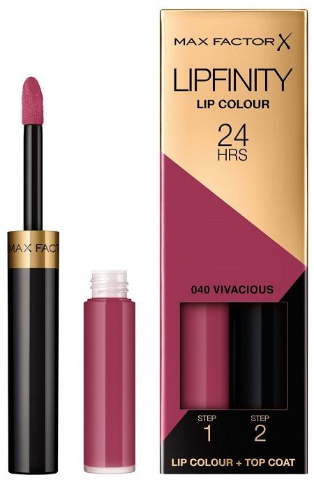 Max Factor Ruj Rezistent Lipfinity 40 Vivacious 2.3ml + Balsam 1.9g