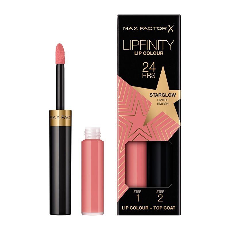 Max Factor Ruj Rezistent Lipfinity 80 Starglow 2.3ml + Balsam 1.9g 