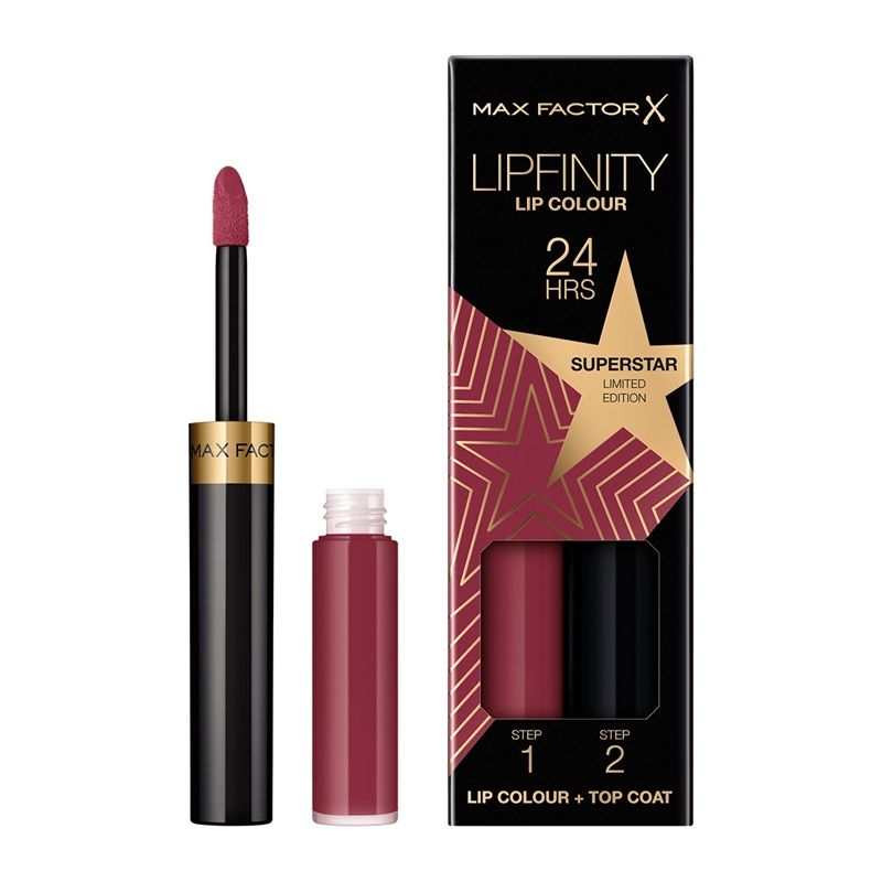 Max Factor Ruj Rezistent Lipfinity 86 Superstar 2.3ml + Balsam 1.9g 