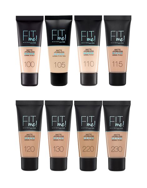 Maybelline Fond de Ten Fit Me Matte Poreless 30ml nuante