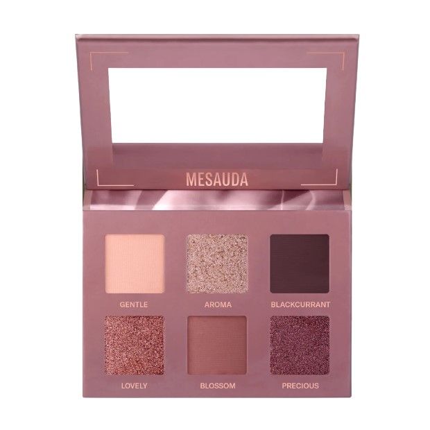 Mesauda Paleta Fard de Ochi Bare Harmony 2.0 201 Tender Mauve 6x1g