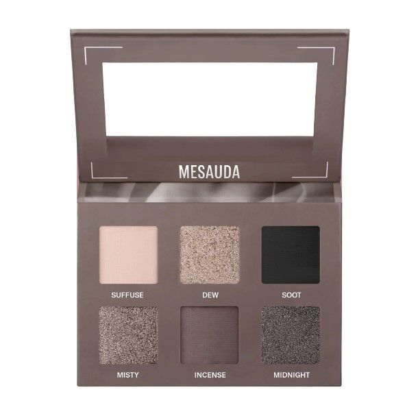 Mesauda Paleta Fard de Ochi Bare Harmony 2.0 202 Deep Smoky 6x1g