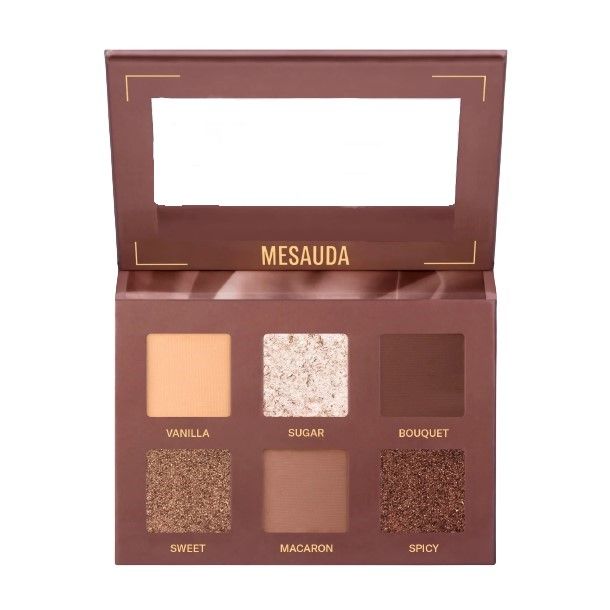 Mesauda Paleta Fard de Ochi Bare Harmony 3.0 204 Delicious Rose 6x1g