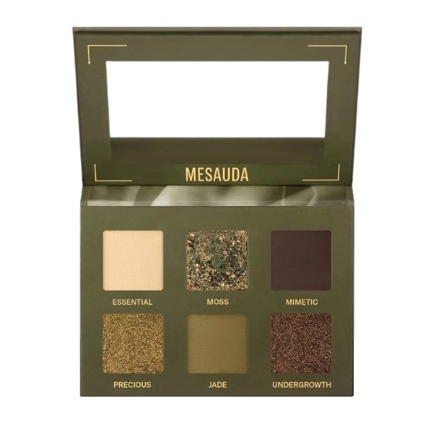 Mesauda Paleta Fard de Ochi Bare Harmony 3.0 205 Hidden Green 6x1g