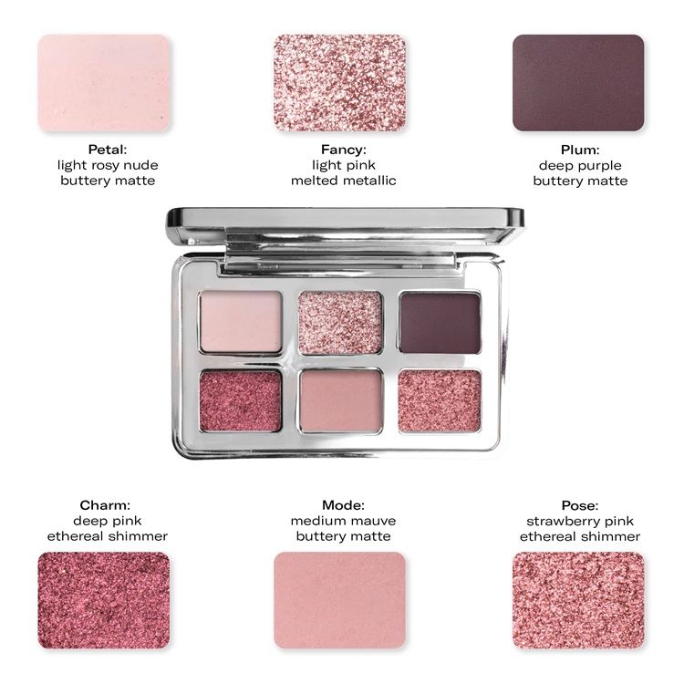 Mesauda Paleta fard de ochi Colour Theory 102 Mauve Atelier 6x1g zoom culori