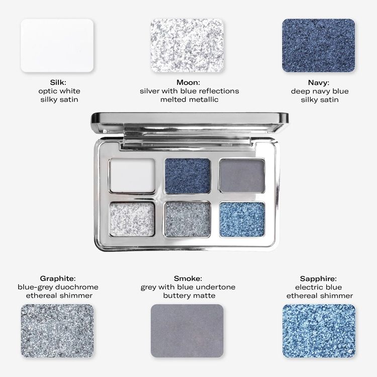 Mesauda Paleta fard de ochi Colour Theory 106 Blue Stroke 6x1g