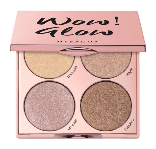 Mesauda Wow! Glow Palette Paleta Iluminatoare 4x3g