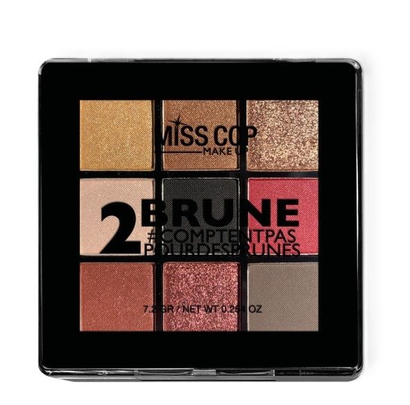 Miss Cop Paleta Fard de Ochi Nuancier 02 Brune 7.2g