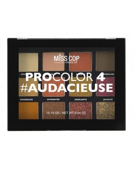 3545234096049 Miss Cop Paleta Fard Ochi Procolor 4 #Audacieuse 15.19g