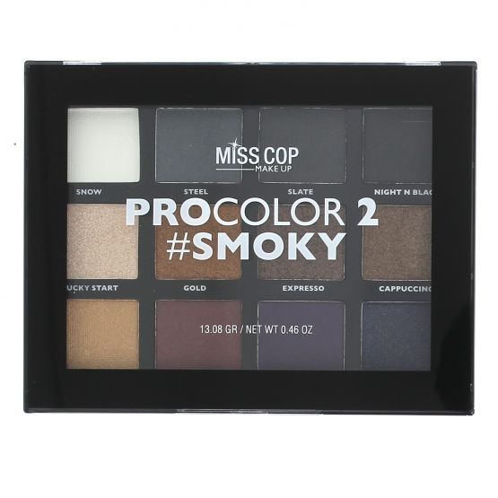 Miss Cop Paleta Fard Ochi Procolor 2 Smoky 13.08g