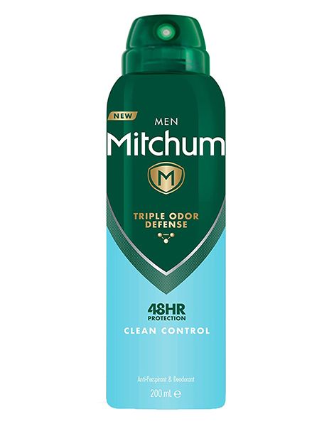 Mitchum Clean Control Men Deo Spray 200ml prezentare