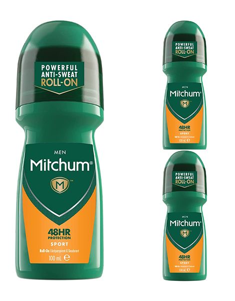 Mitchum Sport Men Pachet 3XDeo Roll-on 100ml
