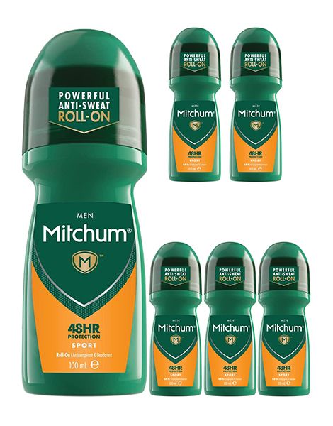 Mitchum Sport Men Pachet 6XDeo Roll-on 100ml