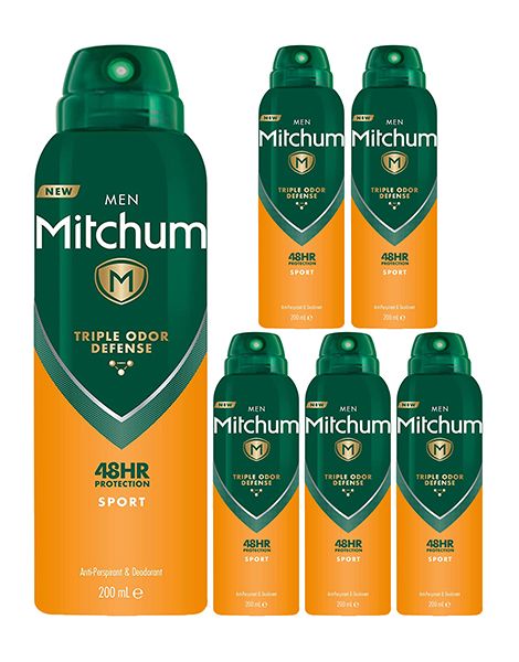 Mitchum Sport Men Pachet 6XDeo Spray 200ml