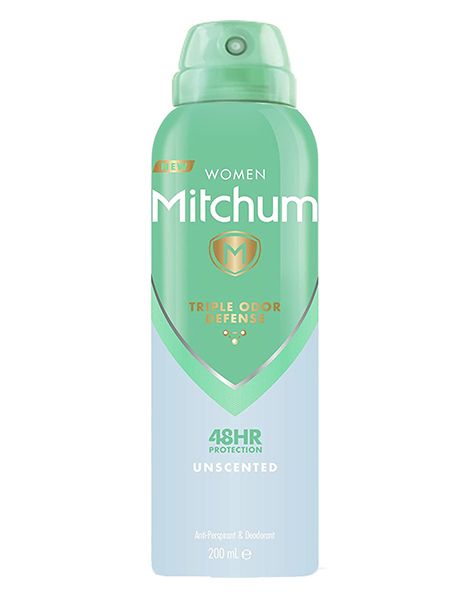 Mitchum Unscented Women Deo Spray 200ml prezentare
