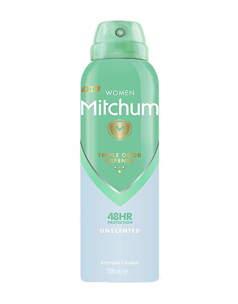 Mitchum Unscented Women Deo Spray 200ml