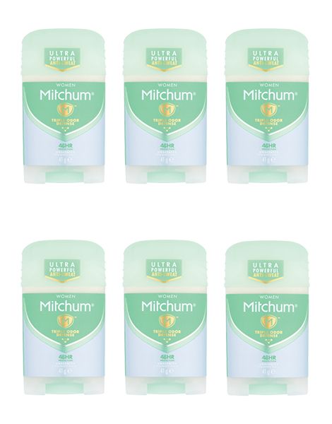 Mitchum Unscented Women Pachet 6XDeodorant Stick 41g