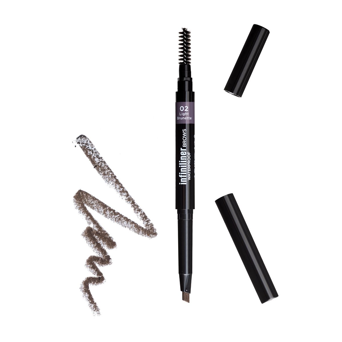 Mon Reve Creion de Sprancene Infiniliner Waterproof Gel Brows Pencil 02 Light Brunette 0.3g 