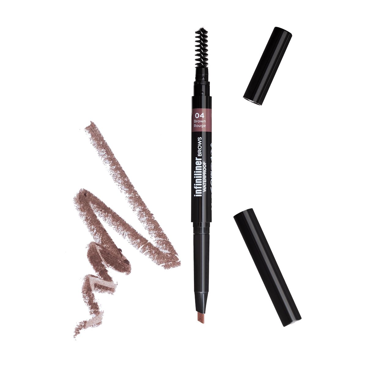 Mon Reve Creion de Sprancene Infiniliner Waterproof Gel Brows Pencil 04 Brown Rouge 0.3g