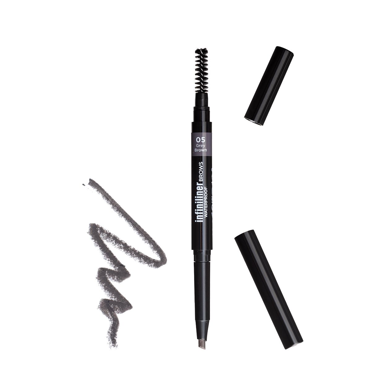 Mon Reve Creion de Sprancene Infiniliner Waterproof Gel Brows Pencil 05 Grey Brown 0.3g