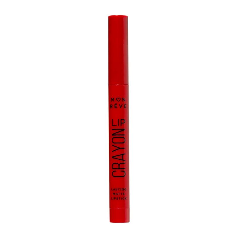 Mon Reve Ruj Lip Crayon Matte Lasting Lipstick 02 Burnt Lilac 2g