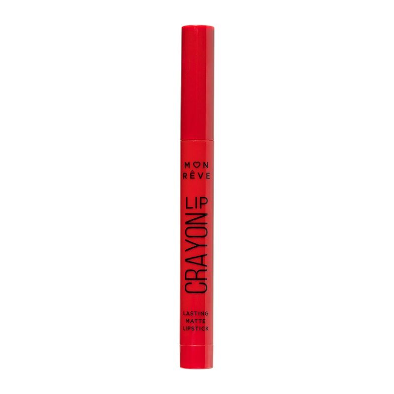 Mon Reve Ruj Lip Crayon Matte Lasting Lipstick 02 Burnt Lilac 2g