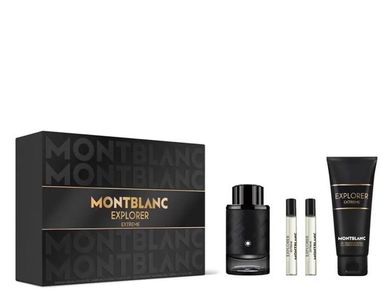 Mont Blanc Explorer Extreme Parfum Set (Apa de parfum 100ml + 2xApa de parfum 7.5ml + Gel de dus 100ml)