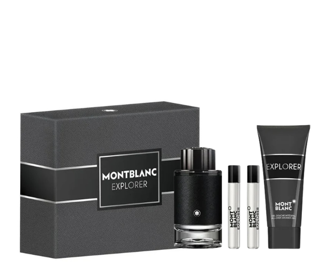 Mont Blanc Explorer Set (Apa de parfum 100ml + Apa de parfum 7.5ml + Gel de dus 100ml) 