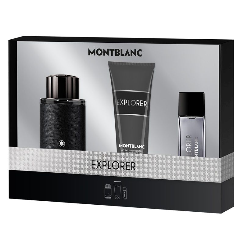 Mont Blanc Explorer Set (Apa de parfum 100ml + Apa de parfum 15ml + Gel de dus 100ml)