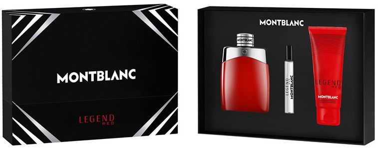 Mont Blanc Legend Red Set (Apa de parfum 100ml + Apa de parfum 7.5ml + Gel de dus 100ml)