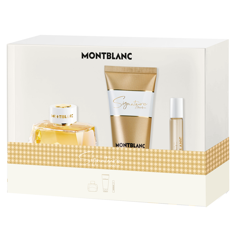 Mont Blanc Signature Absolue Set (Apa de parfum 90ml + Apa de parfum 7.5ml + Lotiune de corp 100ml)