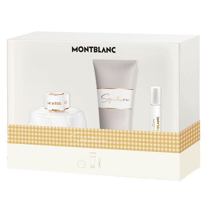 Mont Blanc Signature Set (Apa de parfum 90ml + Apa de parfum 7.5ml + Lotiune de corp 100ml)