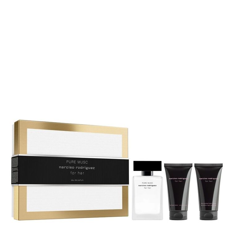 Narciso Rodriguez For Her Pure Musc Set (Apa de parfum 50ml + Lotiune de Corp 50ml + Crema de maini 50ml)