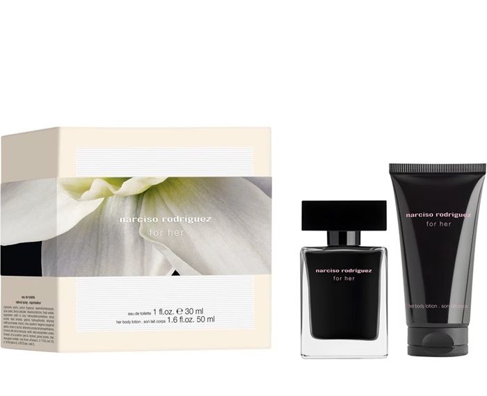 Narciso Rodriguez For Her Set (Apa de toaleta 30ml + Lotiune de corp 50ml)