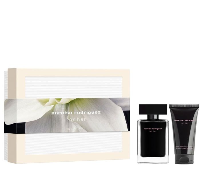 Narciso Rodriguez For Her Set (Apa de toaleta 50ml + Lotiune de corp 50ml)
