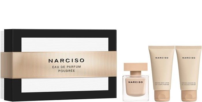 Narciso Rodriguez Narciso Poudree Set (Apa de parfum 50ml + Lotiune de corp 50ml + Gel de dus 50ml)