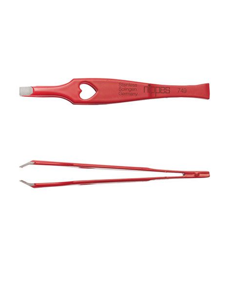 Nippes Penseta cu Varf Oblic din Otel Inoxidabil