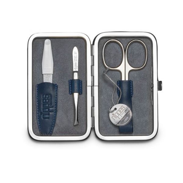 Nippes Trusa pentru Manichiura Vintage Blue Cowhide 1031
