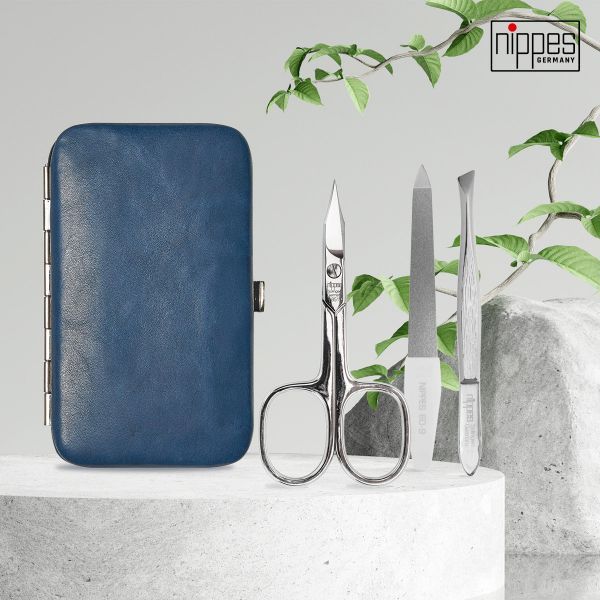 Nippes Trusa pentru Manichiura Vintage Blue Cowhide 1031