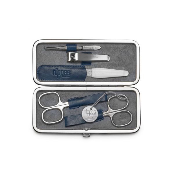 Nippes Trusa pentru Manichiura Vintage Blue Cowhide 1032