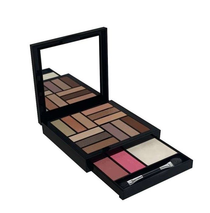 Nouba Trusa de machiaj 229 (Paleta fard + Fard de obraz + Iluminator + Aplicator)