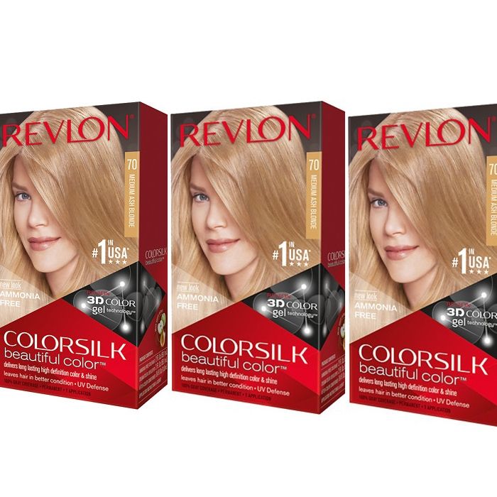 Pachet Revlon Vopsea de Par Colorsilk 70 Medium Ash Blonde X 3 bucati