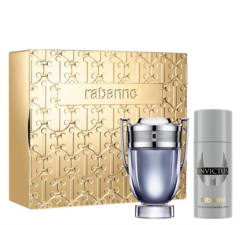 Paco Rabanne Invictus Set (Apa de toaleta 100ml + Deodorant Spray 150ml)