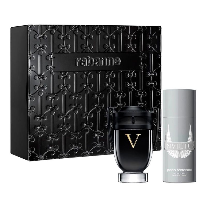 Paco Rabanne Invictus Victory Set (Apa de parfum 100ml + Deodorant Spray 150ml)