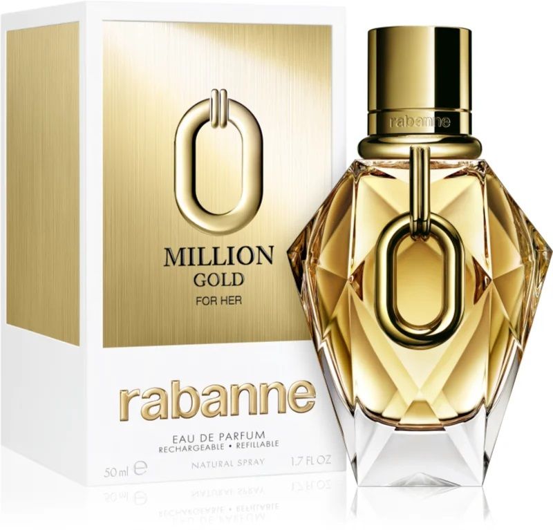 Paco Rabanne Million Gold For Her Apa de parfum reincarcabila 50ml