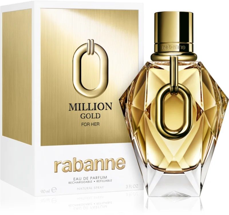 Paco Rabanne Million Gold For Her Apa de parfum reincarcabila 90ml