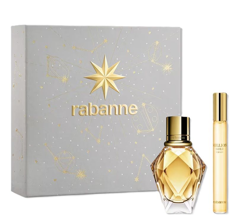 Paco Rabanne Million Gold For Her Set (Apa de parfum 50ml + Apa de parfum 10ml)