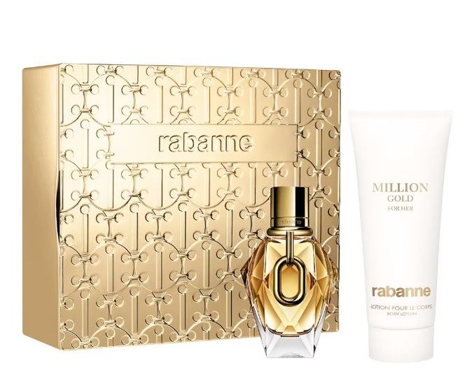 Paco Rabanne Million Gold For Her Set (Apa de parfum 50ml + Lotiune de corp 100ml)