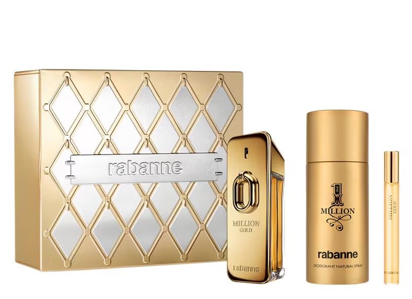 Paco Rabanne Million Gold For Him Set (Apa de parfum 50ml + Gel de dus 100ml)