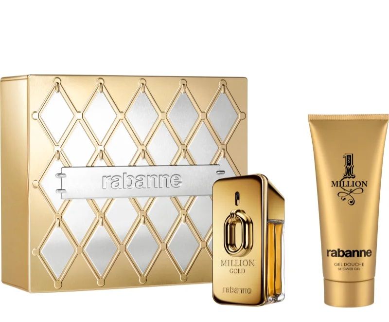 Paco Rabanne Million Gold For Him Set (Apa de parfum 50ml + Gel de dus 100ml)